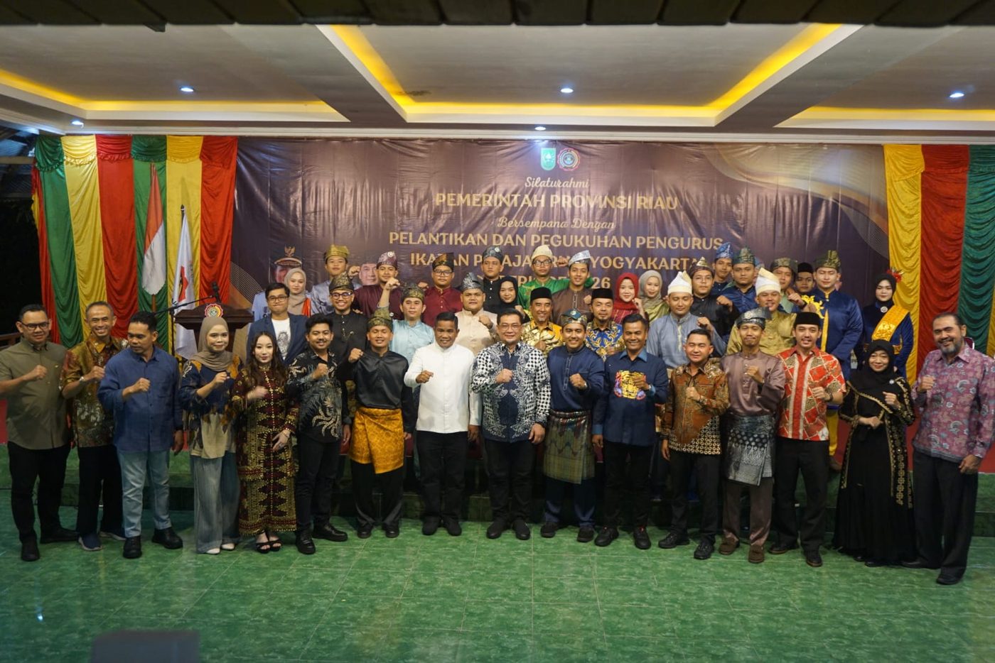 Pelantikan dan pengukuhan pengurus IPR-Y bersama Pemerintah Provinsi Riau